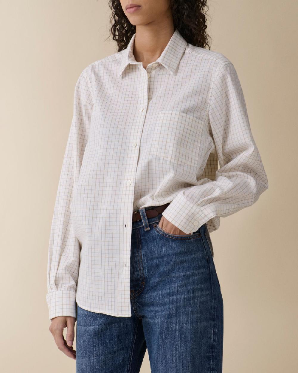 Jeanerica Elise Off White Check