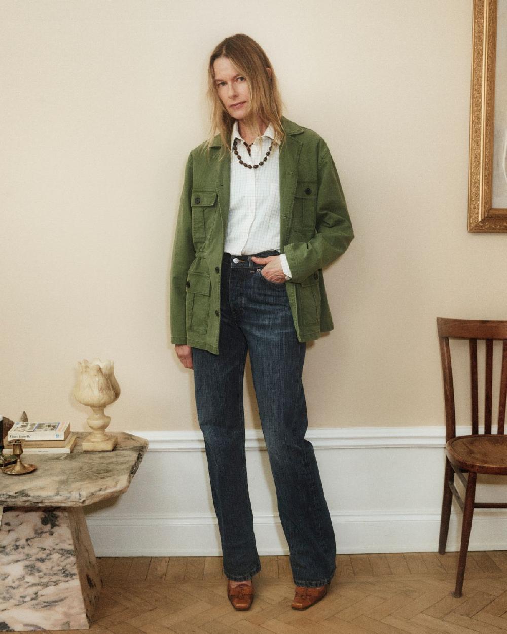 jeanerica Elise Off White Check