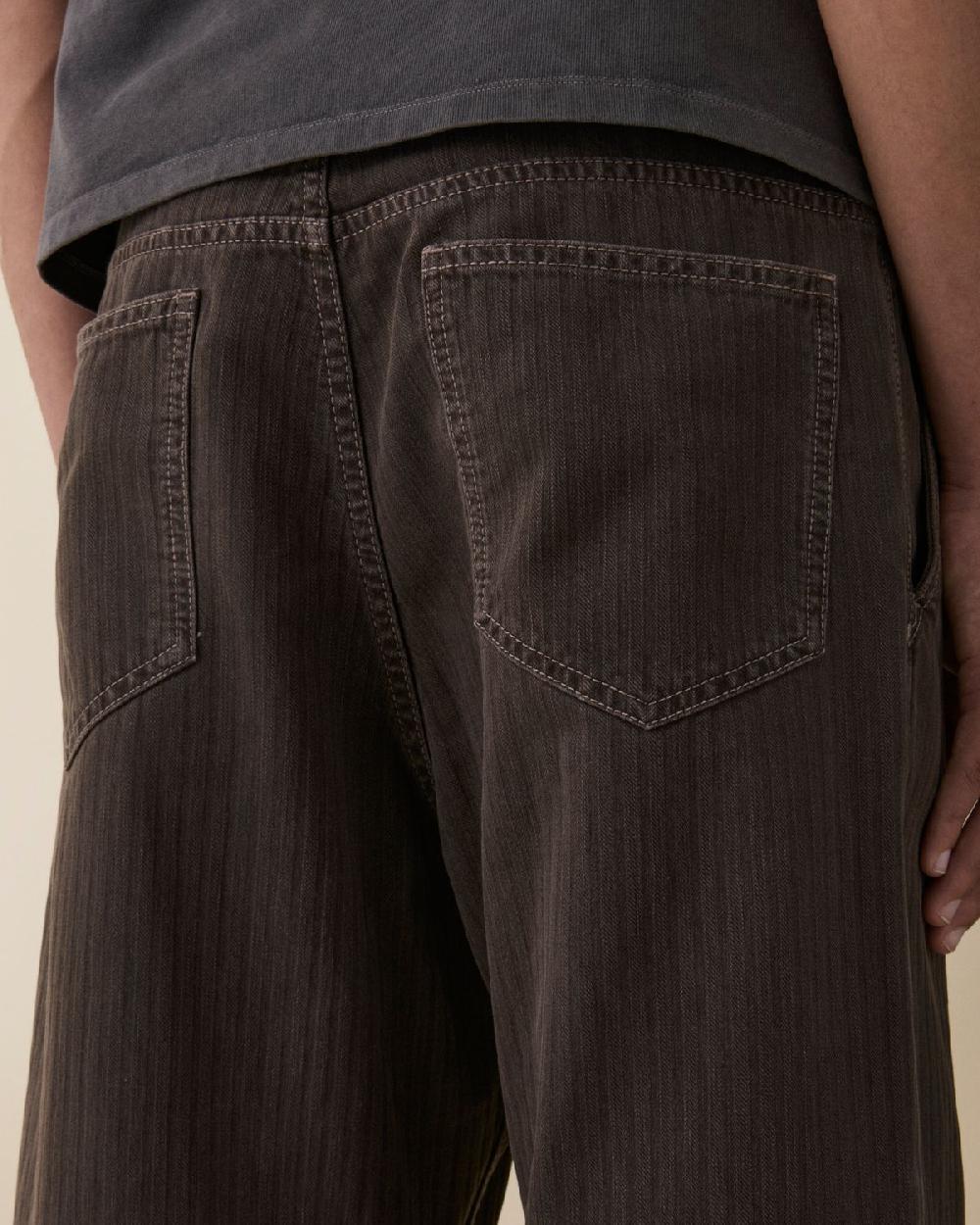 Jeanerica Genua Chino Chevron Brown