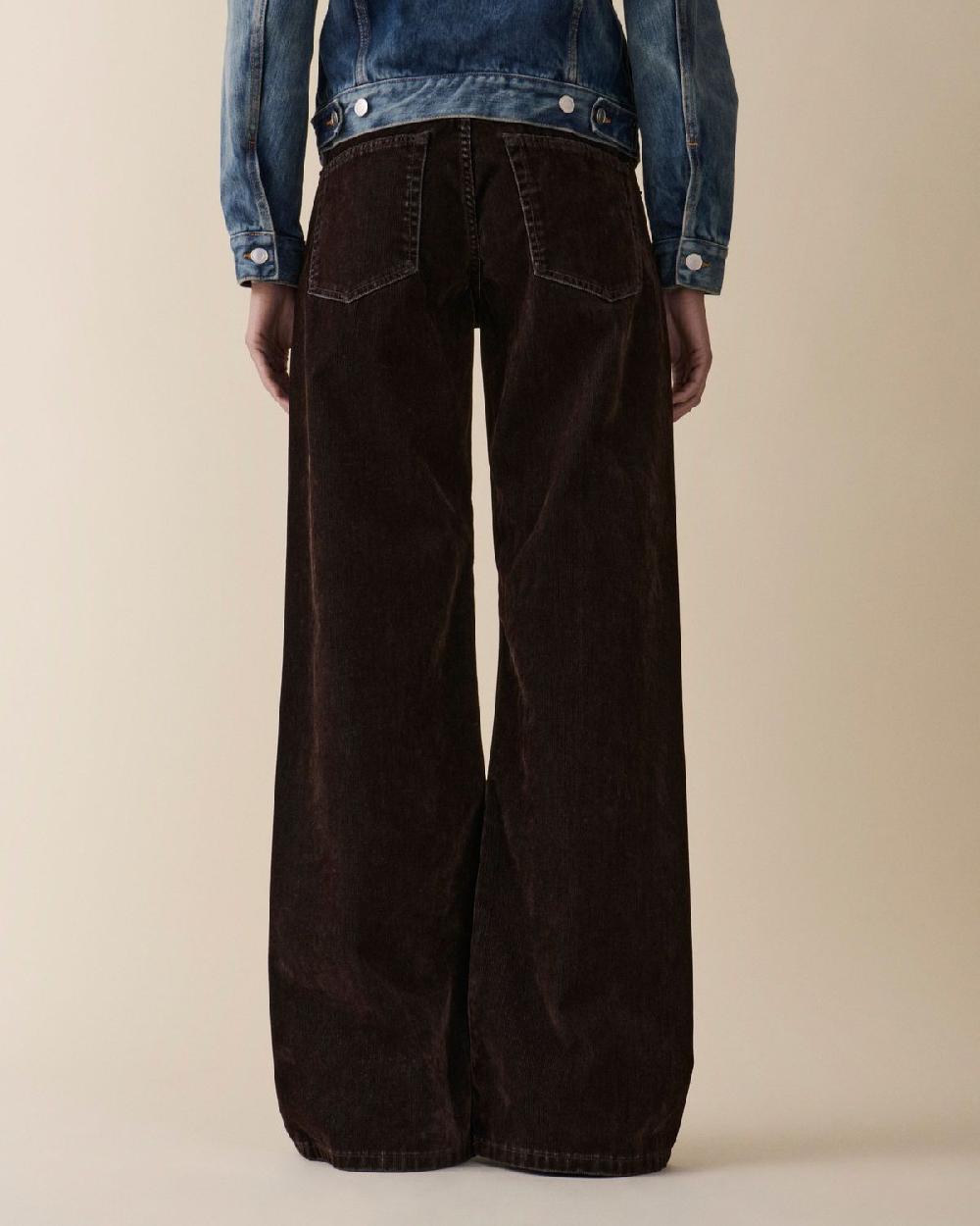 Jeanerica Kyoto Brown Flock Corduroy
