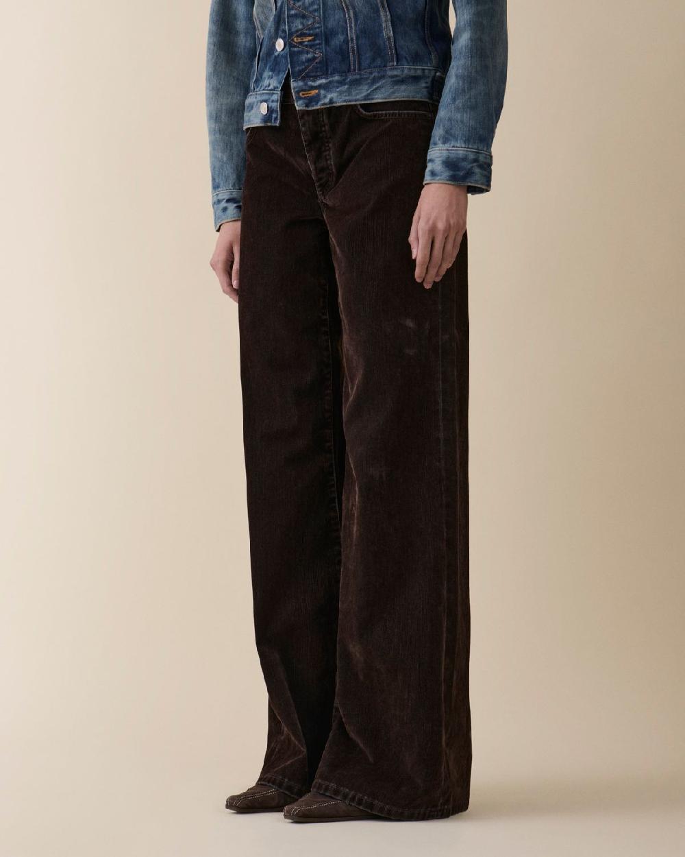 Jeanerica Kyoto Brown Flock Corduroy
