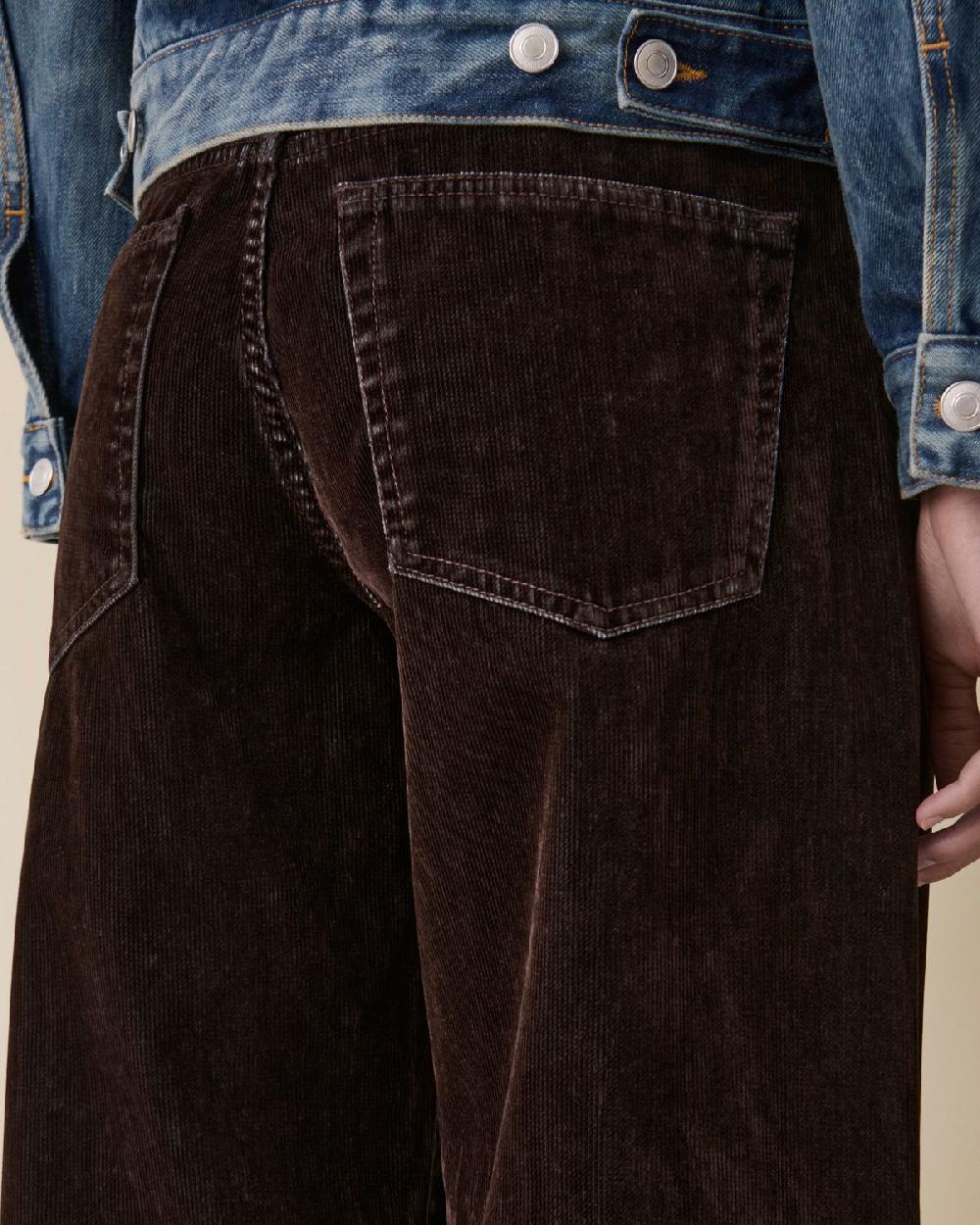 Jeanerica Kyoto Brown Flock Corduroy