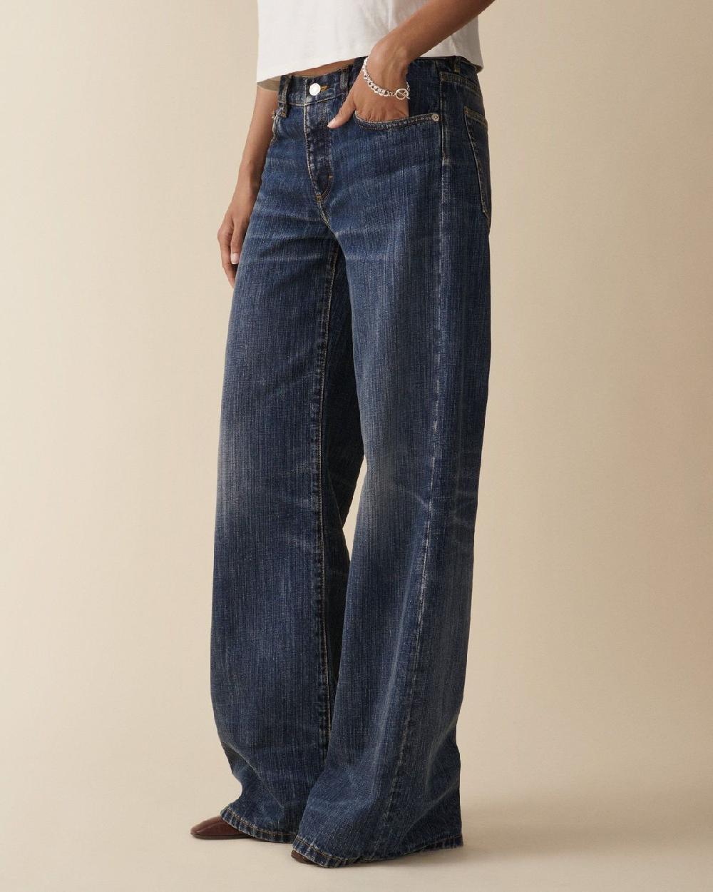 Jeanerica Kyoto Dark Blue Righe