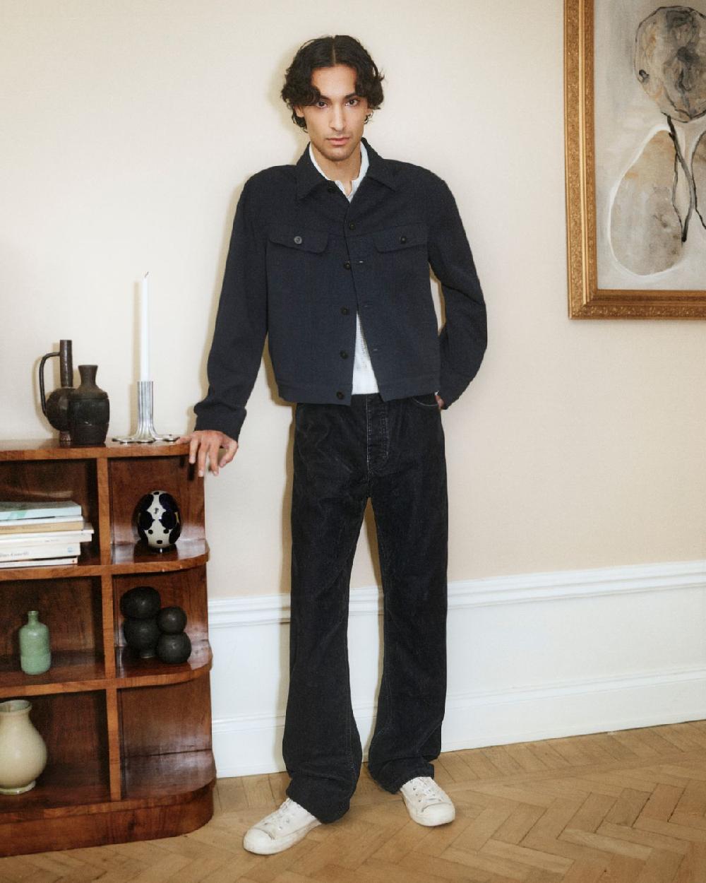 jeanerica Vega Blue Flock Corduroy