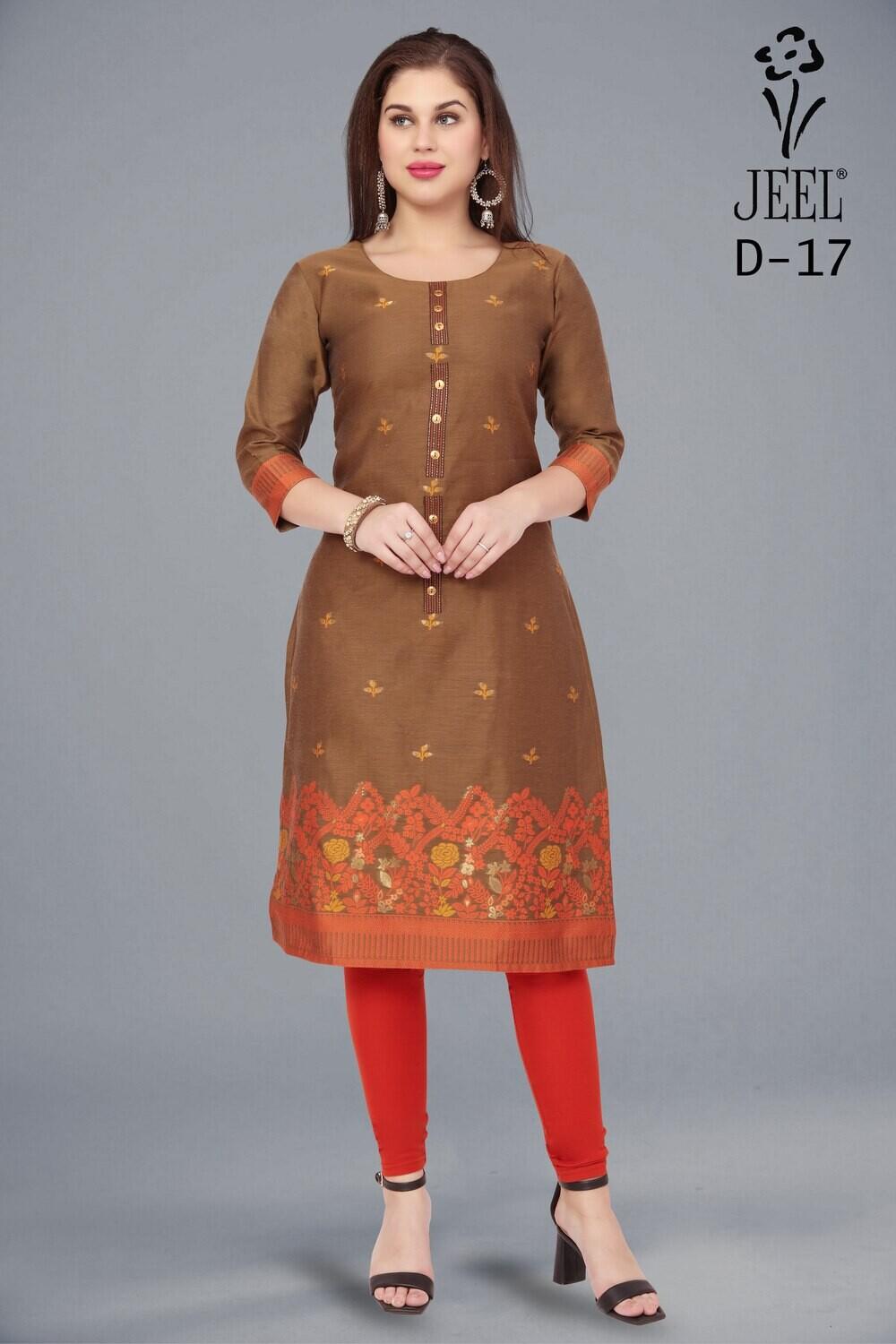 JEEL Banarasi Silk Kurti