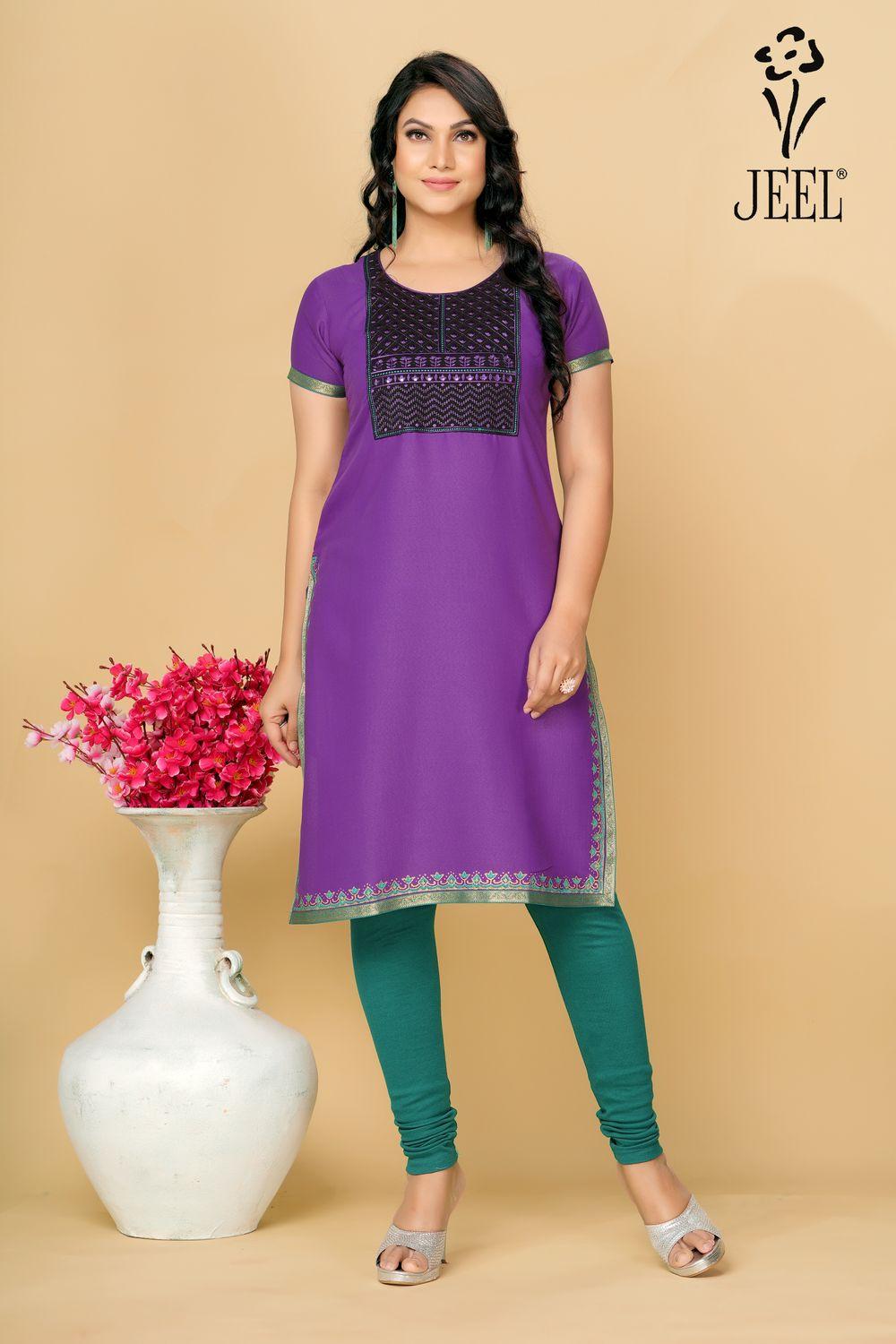 JEEL Embroidery Kurti