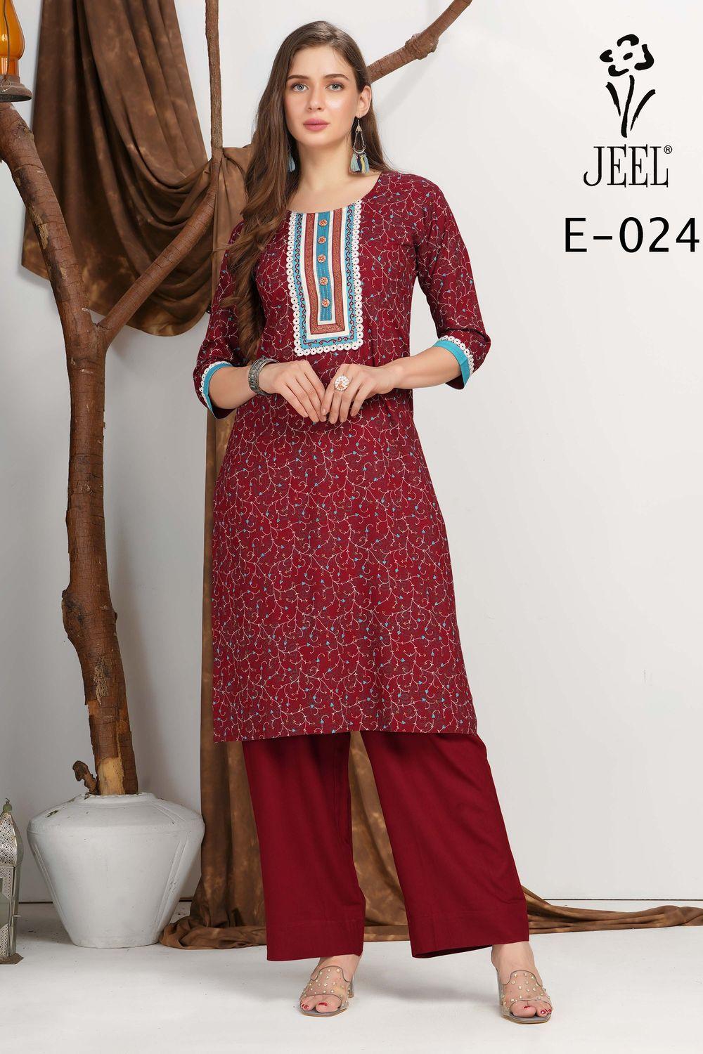 JEEL Kurti & Palazzo Set