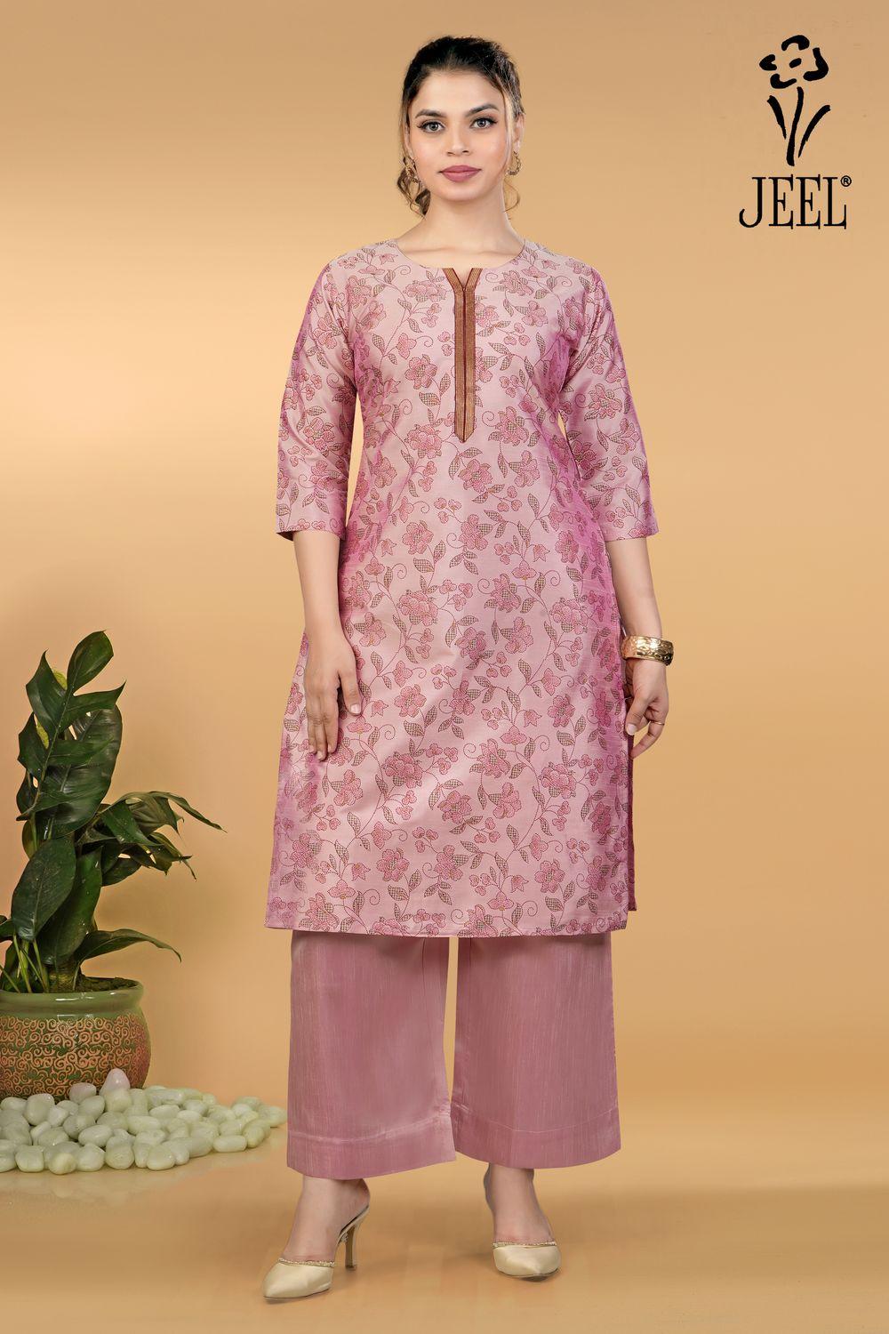 JEEL Kurti & Plazo Set