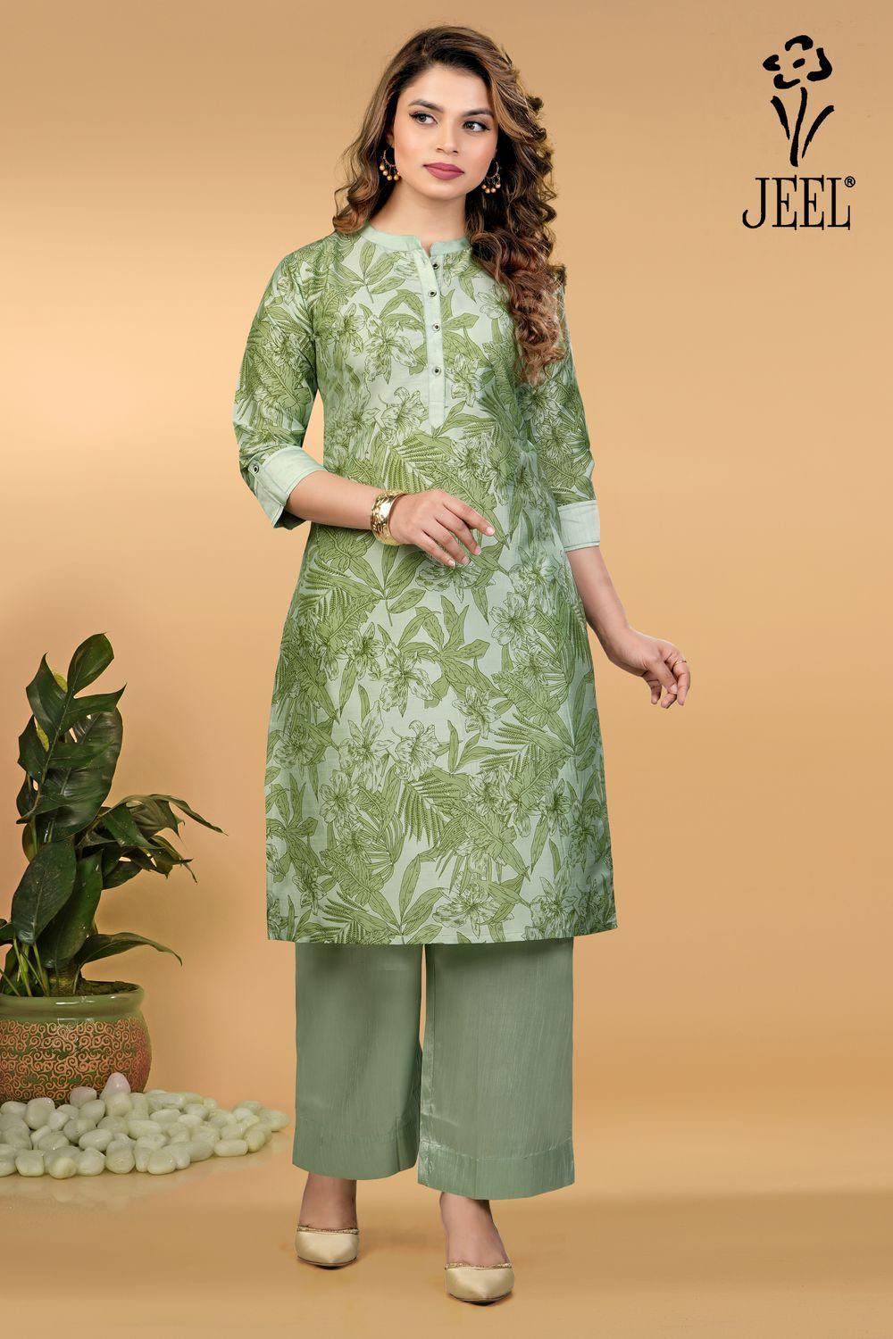 JEEL Kurti & Plazo Set