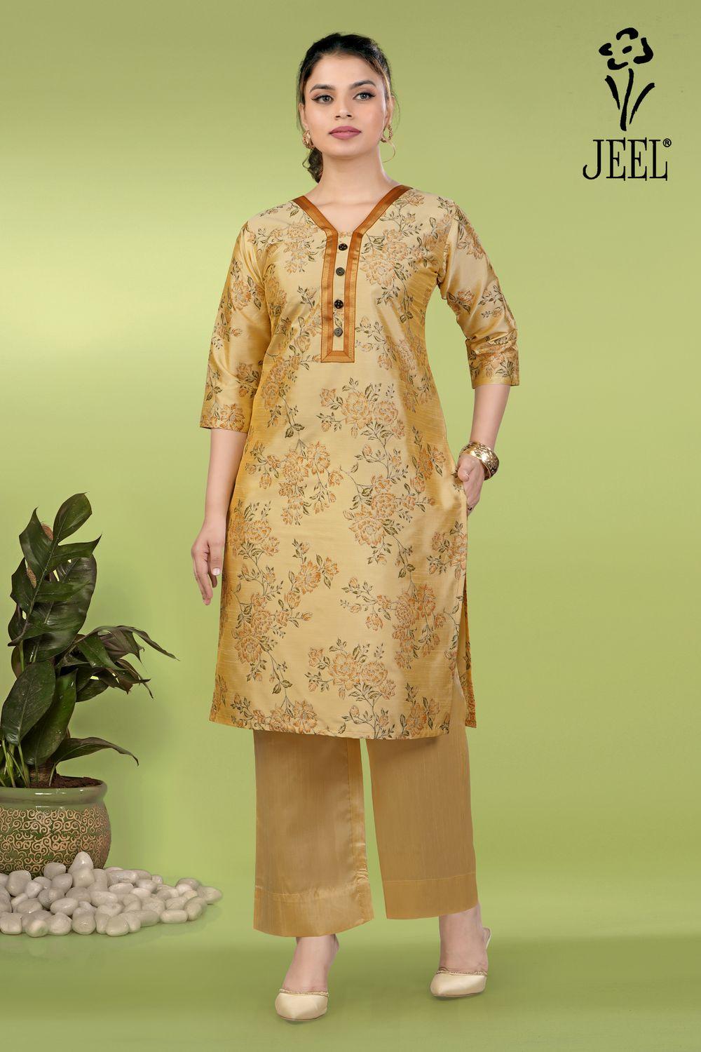 JEEL Kurti & Plazo Set