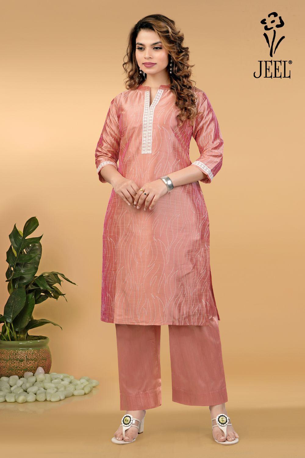 JEEL Kurti & Plazo Set