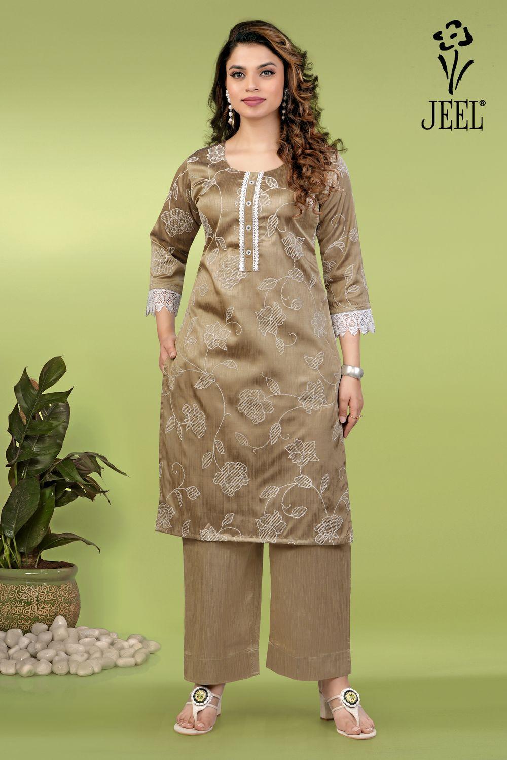JEEL Kurti & Plazo Set