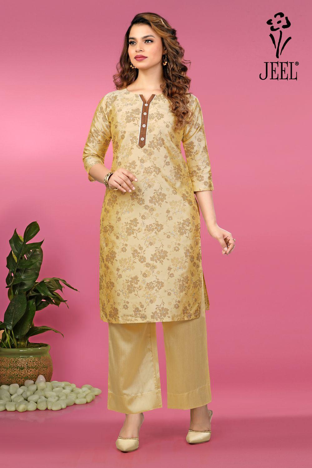 JEEL Kurti & Plazo Set