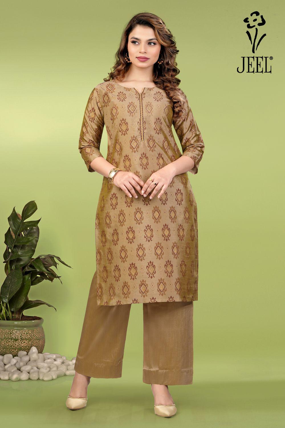 JEEL Kurti & Plazo Set