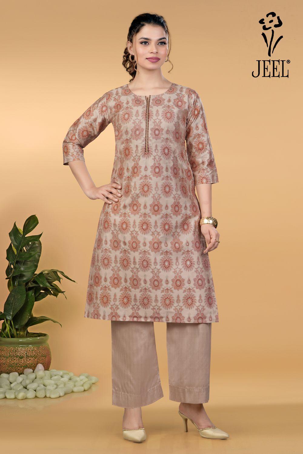 JEEL Kurti & Plazo Set