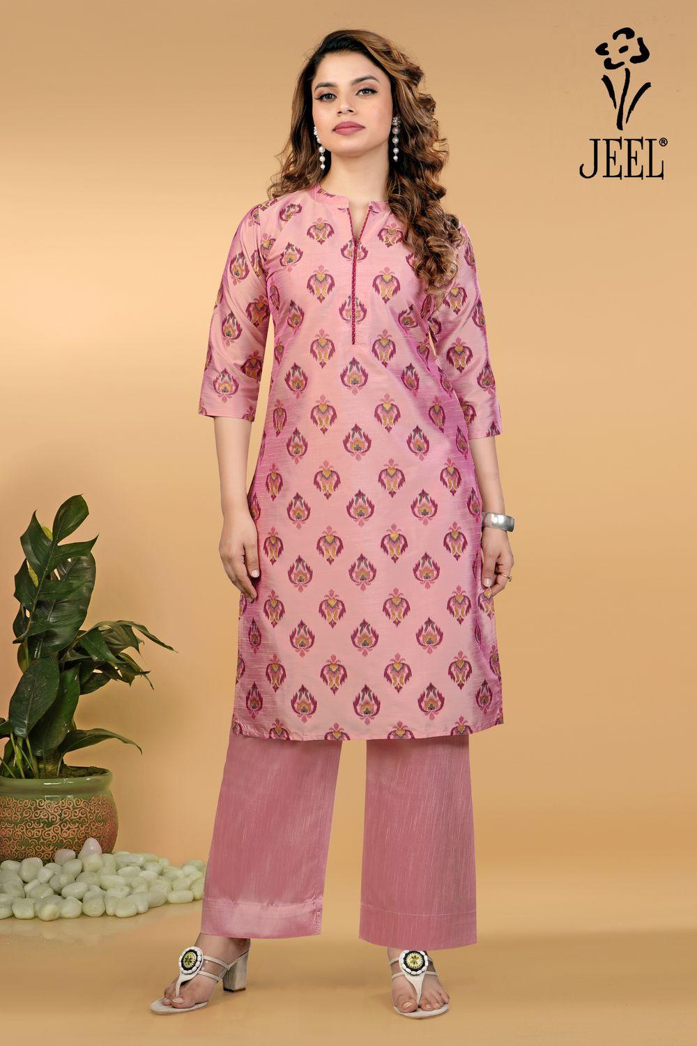 JEEL Kurti & Plazo Set