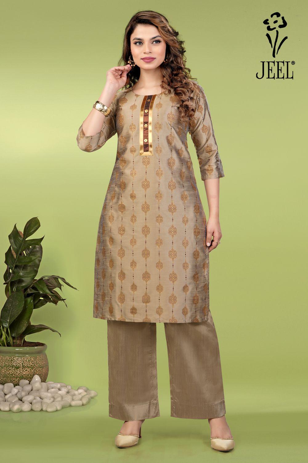 JEEL Kurti & Plazo Set