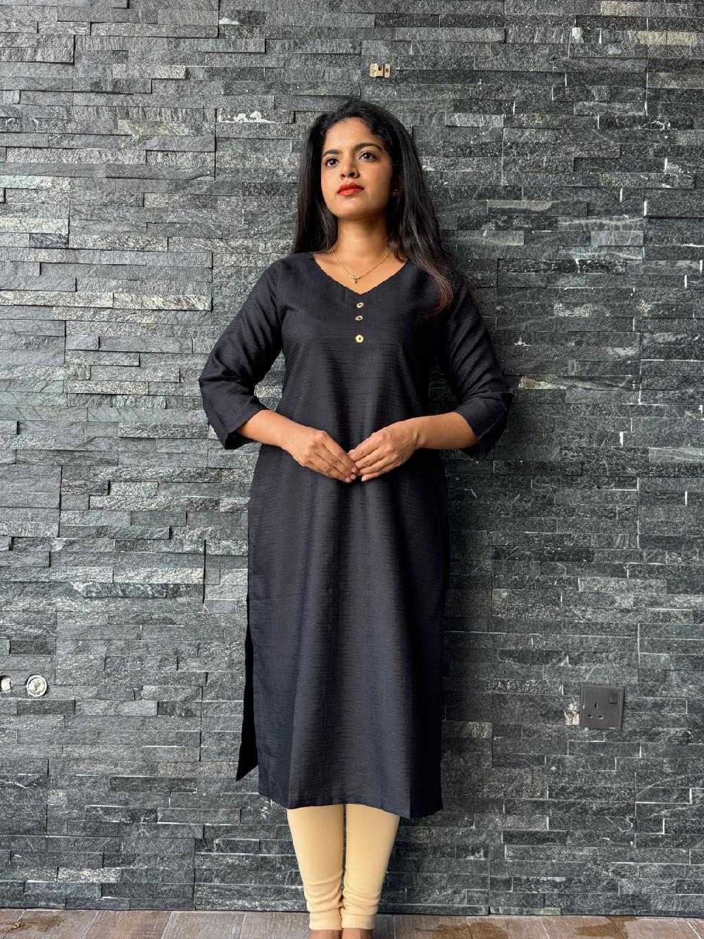 JEEL Varnika Kurti - Black