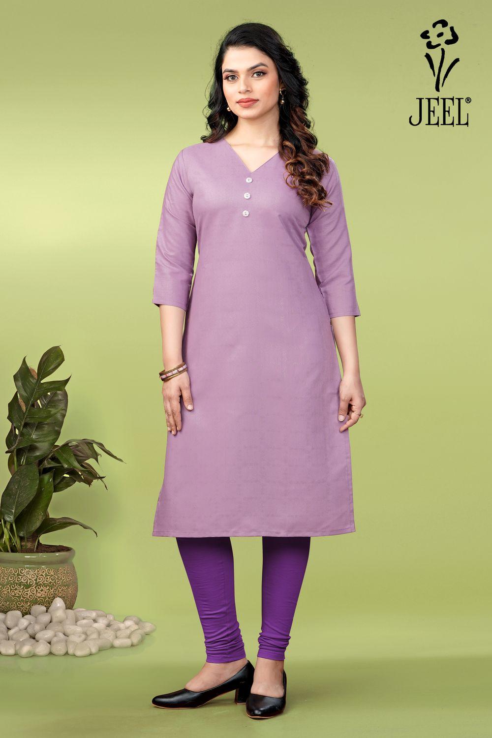 JEEL Varnika Kurti - Lilac