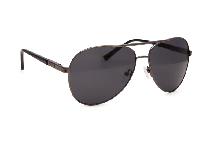 jeepers peepers AVIATOR STYLE IN GUNMETAL WITH BLACK LENSES