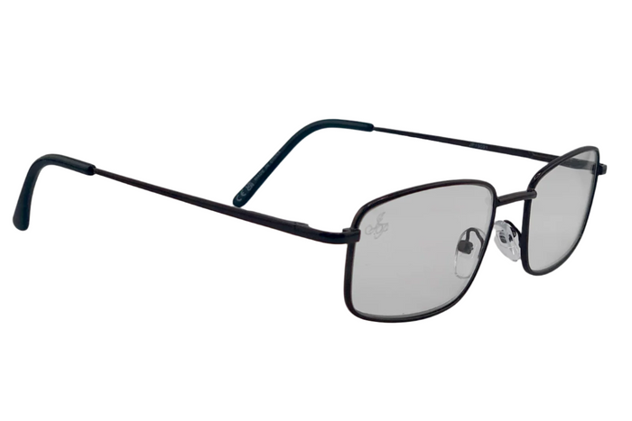 Jeepers Peepers BLACK RECTANGLE FRAMES WITH CLEAR BLUE LIGHT LENSES