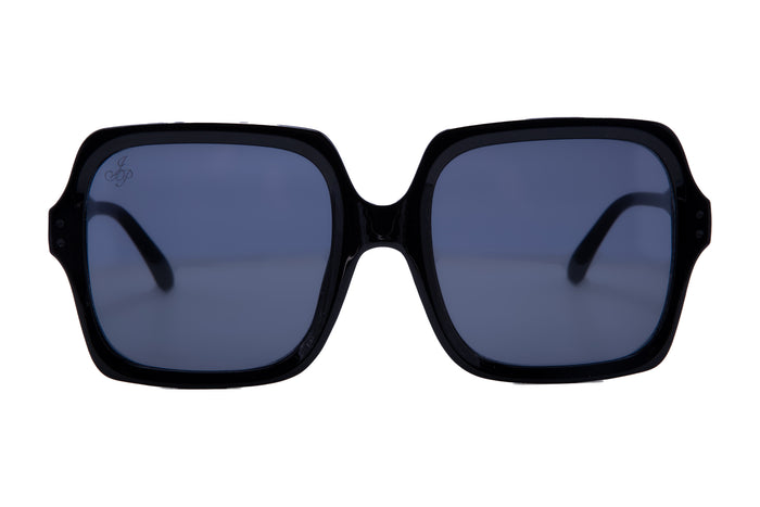 Jeepers Peepers BLACK SQUARE FRAME WITH BLACK LENSES