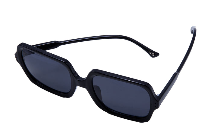 Jeepers Peepers BLACK SQUARE FRAME WITH BLACK LENSES