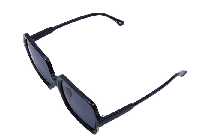Jeepers Peepers BLACK SQUARE FRAME WITH BLACK LENSES