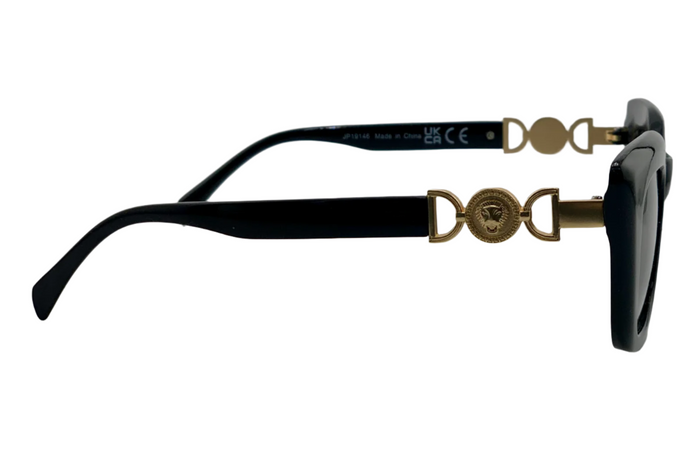 Jeepers Peepers BLACK SQUARE FRAME WITH GREY LENSES