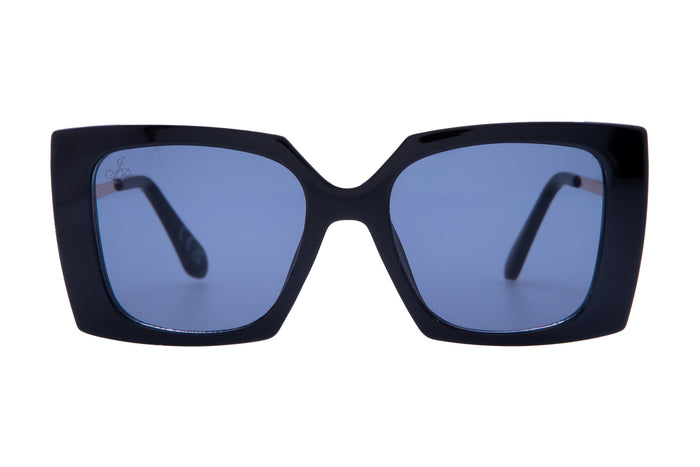 Jeepers Peepers BLACK SQUARE FRAMES WITH SMOKE LENSES