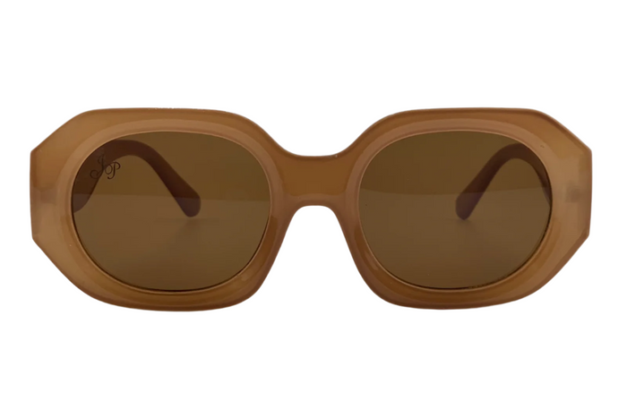 Jeepers Peepers BROWN ROUND FRAME WITH BROWN LENSES
