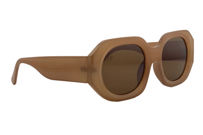 Jeepers Peepers BROWN ROUND FRAME WITH BROWN LENSES