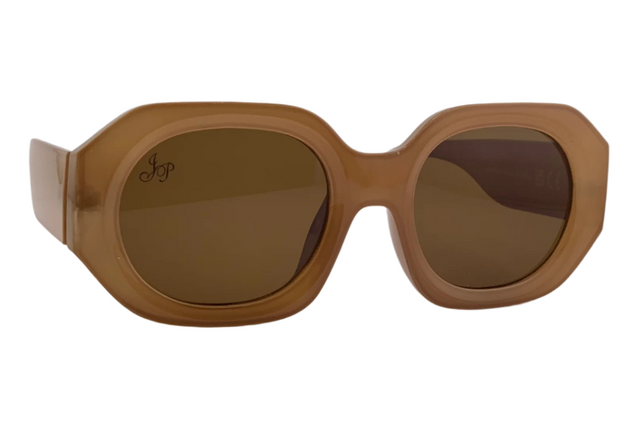jeepers peepers BROWN ROUND FRAME WITH BROWN LENSES