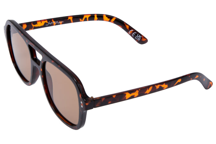jeepers Peepers BROWN TORT AVIATOR FRAMES WITH BROWN LENSES