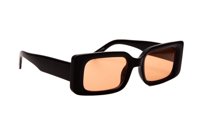 jeepers peepers CHUNKY RECTANGLE FRAMES WITH ORANGE LENSES