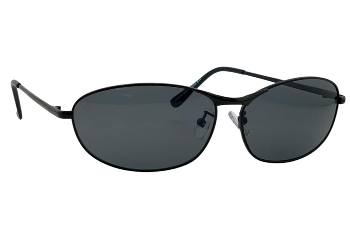 jeepers peepers BLACK OVAL FRAME WITH BLACK LENSES