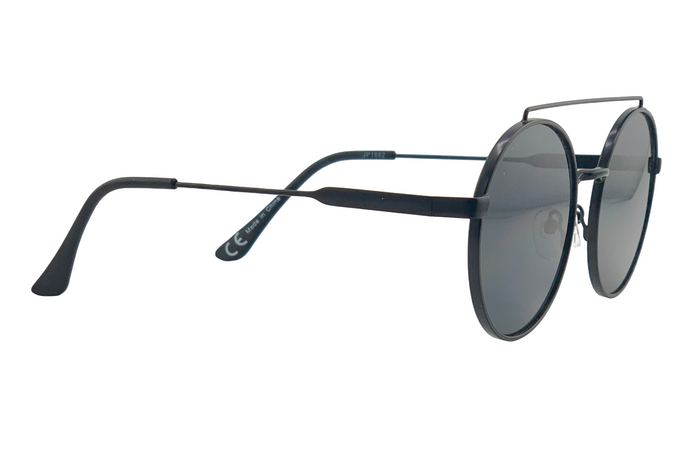 Jeepers Peepers BLACK ROUND FRAME WITH GREY LENSES