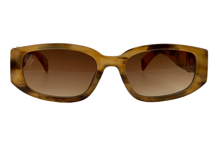 Jeepers Peepers BROWN OVAL FRAME WITH BROWN LENSES