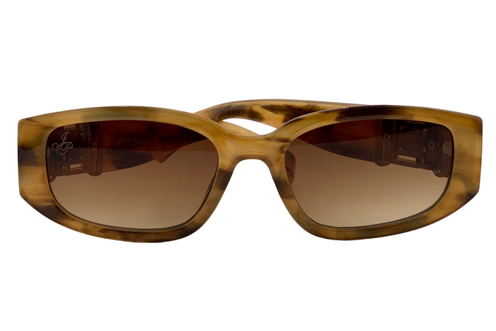 Jeepers Peepers BROWN OVAL FRAME WITH BROWN LENSES