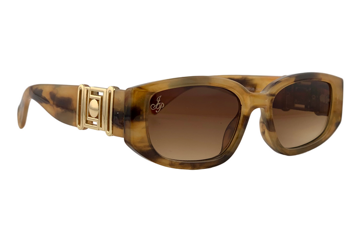 jeepers peepers BROWN OVAL FRAME WITH BROWN LENSES