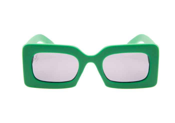 Jeepers Peepers CHUNKY RECTANGLE FRAMES IN GREEN