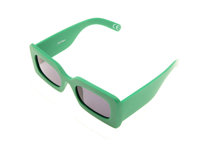 Jeepers Peepers CHUNKY RECTANGLE FRAMES IN GREEN