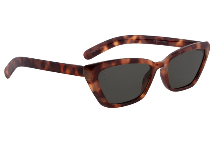 jeepers peepers TORT CATEYE FRAME WITH GREY LENSES