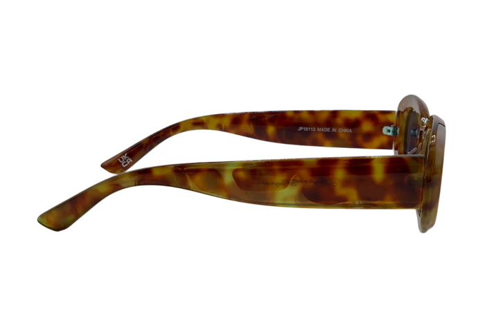 Jeepers Peepers TORT OVAL FRAME WITH GREY LENSES