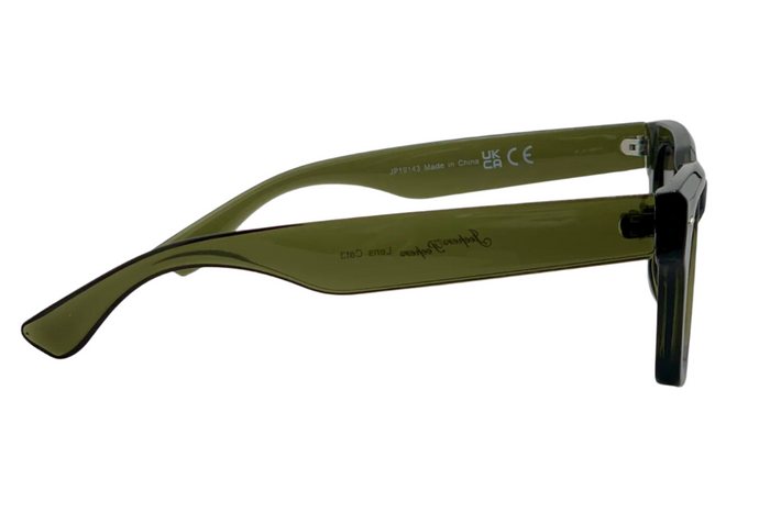 Jeepers Peepers OLIVE SQUARE FRAMES WITH DARK LENSES