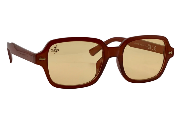 jeepers peepers ORANGE SQUARE FRAME WITH ORANGE LENSES