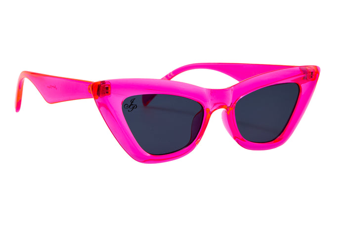 jeepers peepers PINK CAT EYE FRAME WITH SMOKE LENSES