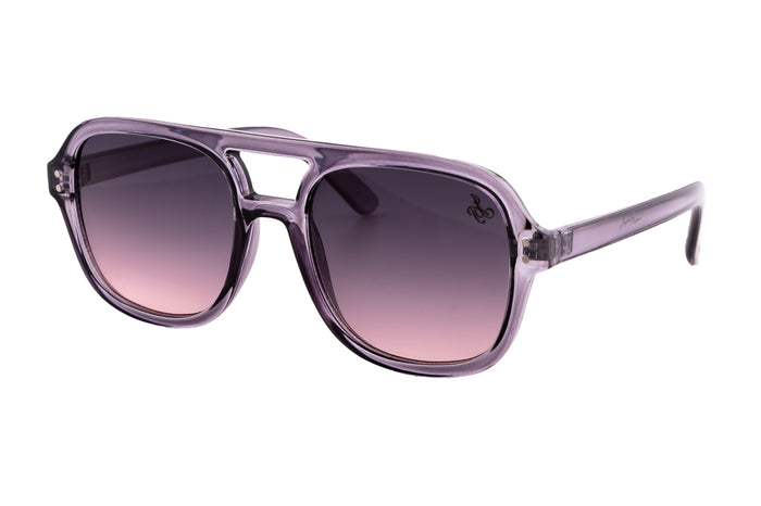 Jeepers Peepers PURPLE AVIATOR FRAMES WITH PURPLE GRAD LENSES