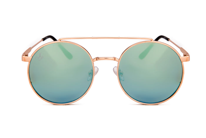 Jeepers Peepers ROUND STYLE IN GOLD WITH FLASH LENS