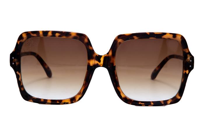 Jeepers Peepers SQUARE FRAME IN TORT WITH BROWN LENSES